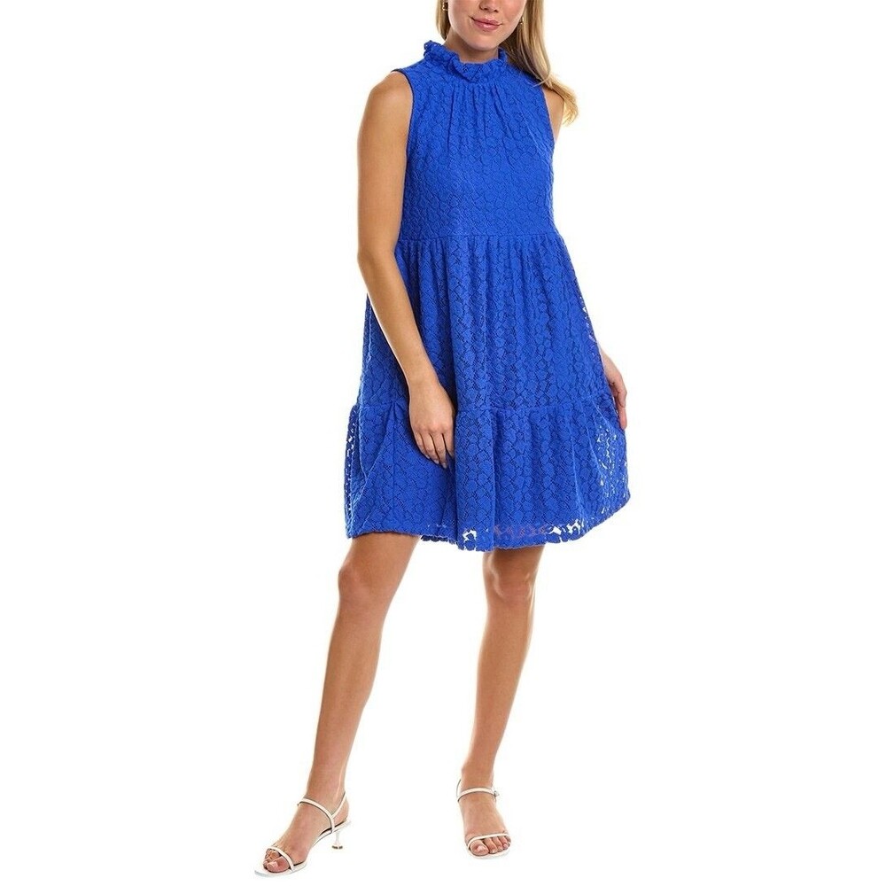 Pre-Owned Lilly Pulitzer Blue Size XL Knee Length Sleeveless Dress